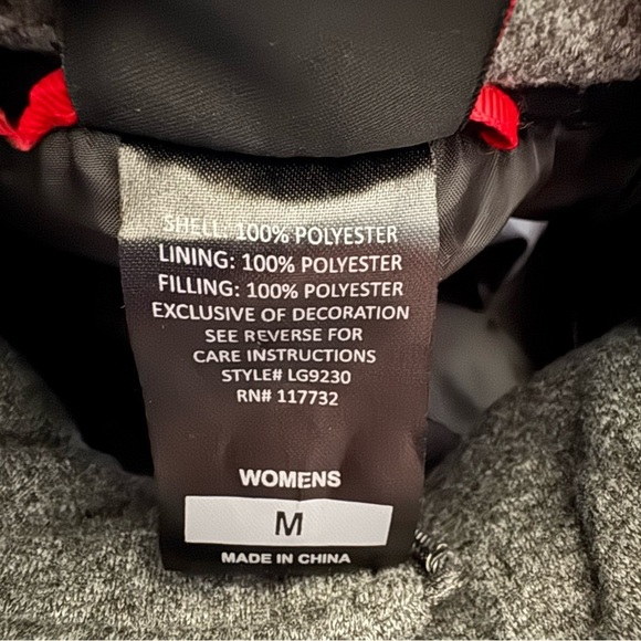 Gerry Women’s Medium Gray Flannel Vest W/ Black Lining - Picture 6 of 7